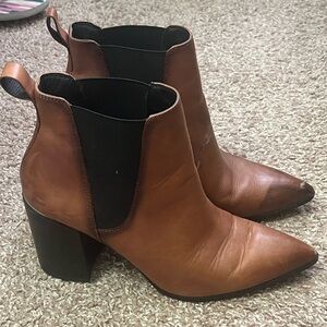 Steve Madden Leather Ankle Boots